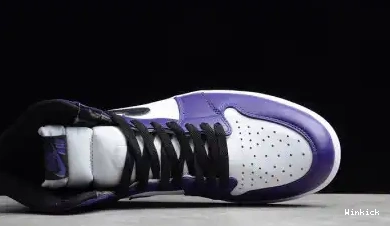 JORDAN COURT AIR 1 PURPLE HIGH 555088-500 0614